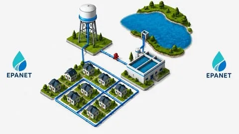 Water Supply System Design by EPANET - Free Design Course