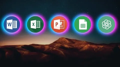 MS Office With AI - Word Excel PowerPoint with ChatGPT - Free Office Productivity Course