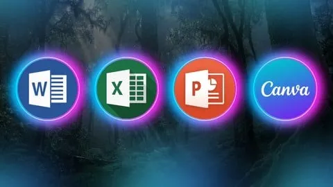 MS Office With Canva Word Excel PowerPoint Canva All in One - Free Office Productivity Course