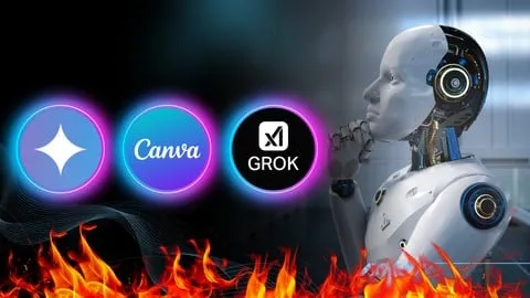 Learn Graphic Design Using AI Canva Gemini and Grok Imagine - Free Design Course