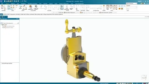 Solid Edge 2026: 3D CAD with Tutorials, Exercises & Projects - Free Design Course