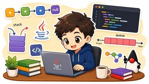 Java DSA: LEETCODE Exercises — Linked Lists, Stacks & Queues - Free Development Course
