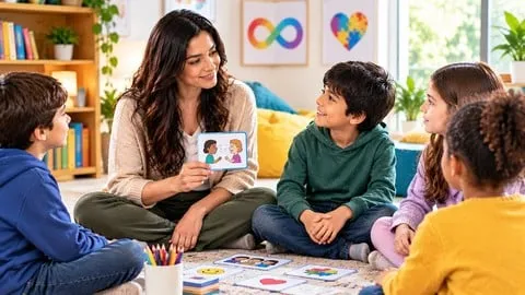 Autistic Communication & Peer Dynamics:Visual Supports, AAC - Free Teaching & Academics Course
