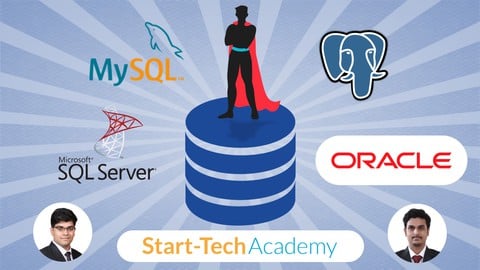 4-in-1 bundle: MySQL, PostgreSQL, Microsoft SQL & Oracle SQL - Free Development Course by Start-Tech Trainings. Learn Development skills with this comprehensive Udemy course available at 100% discount.
