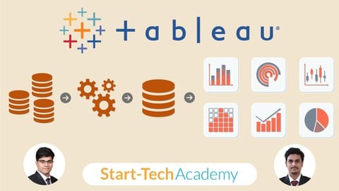 Tableau & Tableau Prep for Data Preparation & Visualization - Free Business Course by Start-Tech Trainings. Learn Business skills with this comprehensive Udemy course available at 100% discount.
