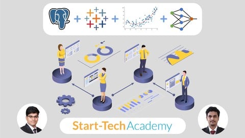 Become a Data Scientist: SQL, Tableau, ML & DL [4-in-1] - Free Development Course by Start-Tech Academy. Learn Development skills with this comprehensive Udemy course available at 100% discount.
