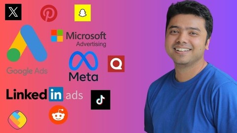 Complete Paid Advertising Guide 2025: 11 Platforms, 1 Course - Free Marketing Course by Unknown Author. Learn Marketing skills with this comprehensive Udemy course available at 100% discount.