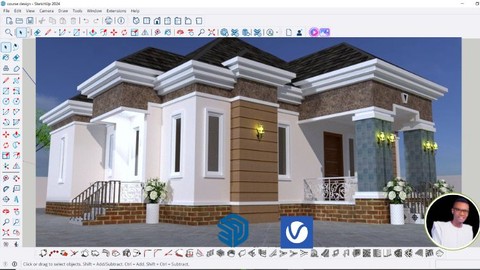 Super 3bedoom SketchUp Pro From Basic To Advance Level - Free Design Course by Unknown Author. Learn Design skills with this comprehensive Udemy course available at 100% discount.