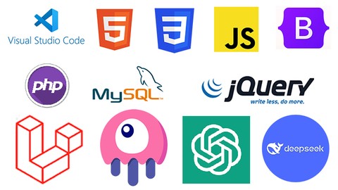 Full-Stack HTML CSS JS PHP LARAVEL LIVEWIRE AI for Beginners - Free Development Course by 1NEWLOG DEV. Learn Development skills with this comprehensive Udemy course available at 100% discount.