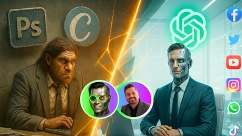 ChatGPT Social Media Takeover - Beyond Canva & Photoshop - Free Marketing Course by Unknown Author. Learn Marketing skills with this comprehensive Udemy course available at 100% discount.