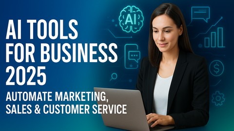 AI Tools for Business 2025: Automate Marketing & Sales - Free IT & Software Course by Unknown Author. Learn IT & Software skills with this comprehensive Udemy course available at 100% discount.