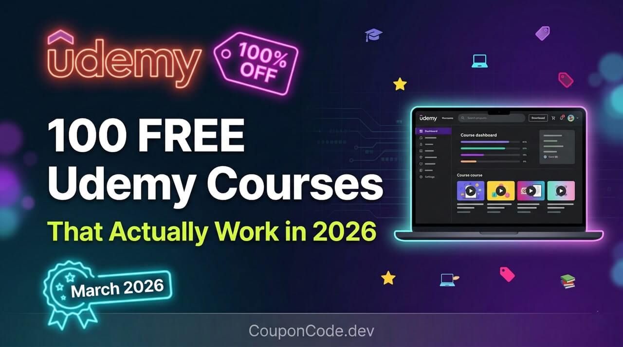  100 Free Udemy Courses That Actually Work in 2026