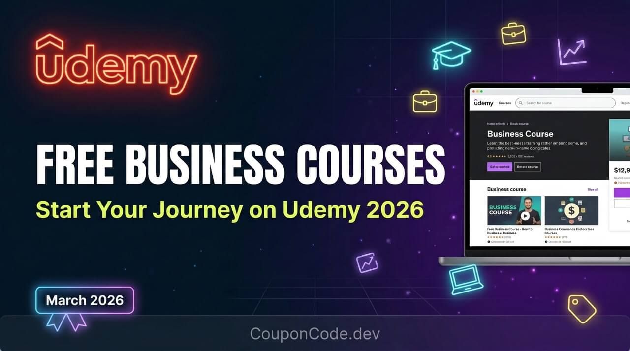  Free Business Courses on Udemy: Start Today
