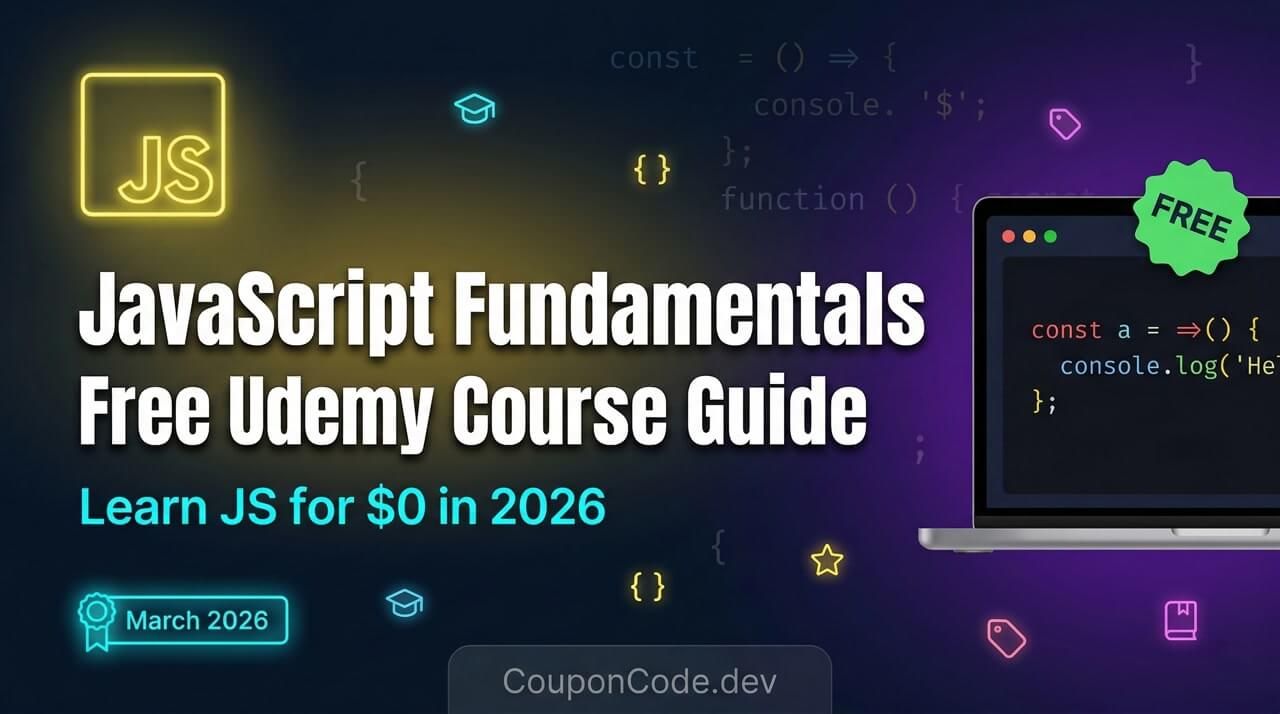 JavaScript Fundamentals: Free Udemy Courses 2026
