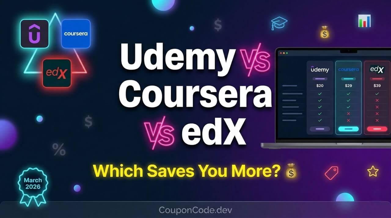 Udemy vs Coursera vs edX: Which Saves You More?